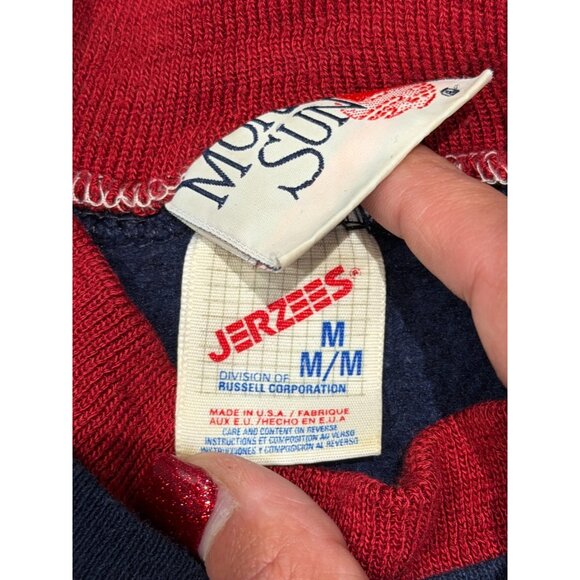 Vintage 90s Morning Sun Autumn Home is where the Cat is Sweatshirt Size Medium - Picture 8 of 9